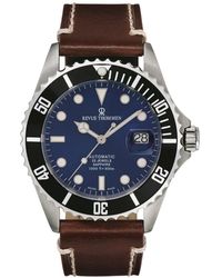 Revue Thommen - Accessoires ,Blauw ,Leer Automatic Diver Watch 17571.2523 - Lyst