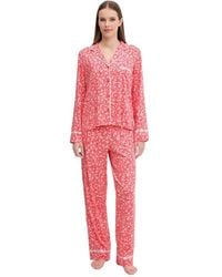 DKNY - Bloemenprint Pyjamaset - Lyst