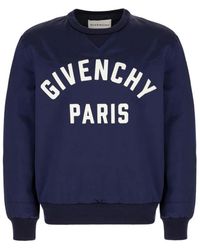 Givenchy - Hoodies & Sweatvesten ,Blauw ,Stijlvolle Sweaters Collectie - Lyst