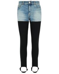 Coperni - Jeans ,Zwart ,Denim Hybrid Rib Denim Pants - Lyst