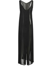 Y. Project - Kleedjes ,Zwart ,Maxi Jurk - Lyst