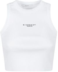Givenchy - Tops ,Wit ,Katoen Top Wit - Lyst