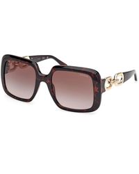 Guess - Gs00161 Oversized Square Zonnebril - Lyst