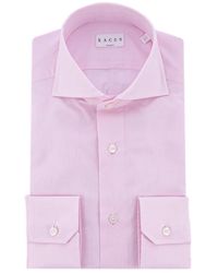 Xacus - Rosa hemd mit französischem kragen - Lyst