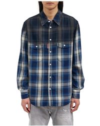 DSquared² - Overhemden ,Veelkleurig ,Katoen Camicia Canadian Vintage - Lyst