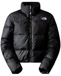 The North Face - Fitness ,Zwart ,Retro Moderne Korte Jas - Lyst