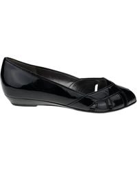 Gabor - Sommer schwarze lackleder pumps - Lyst
