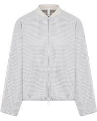 DUNO - Jassen ,Wit ,Polyester Short Bomber Jacket - Lyst