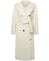 Max Mara - Jassen ,Wit ,Wol Madame Coat - Lyst