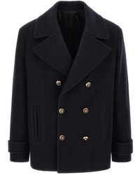 Balmain - Double-Breasted Coats - Lyst