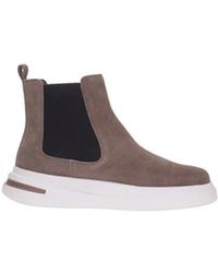 Guess - Schoenen ,Bruin ,Leer Elko Ankle Boot - Lyst