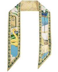 Tory Burch - Silk Scarf - Lyst