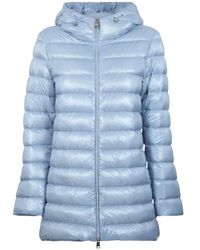 Herno - Jassen ,Blauw ,Nylon Resort A-Shape Jas - Lyst