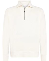 Baldessarini - Truien & Vesten ,Katoen Payo Zip Polo-Shirt - Lyst