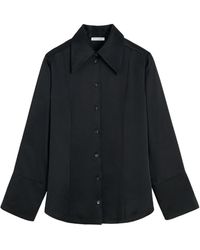 By Malene Birger - Overhemden ,Zwart ,Leer Rosianna Blouse - Lyst