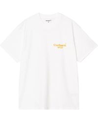 Carhartt - Weiße T-Shirts Und Polos - Lyst