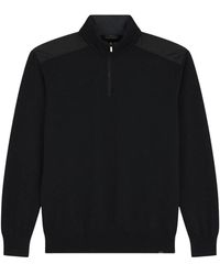 Paul & Shark - Luxe Wol Half Zip Sweater - Lyst