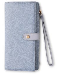 Borbonese - Klassische große brieftasche aus op-stoff - Lyst