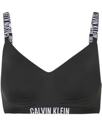 Calvin Klein - Intense power schwarzer bralette - Lyst