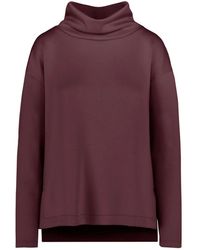 Bomboogie - Cropped Soft-Touch Scuba Sweatshirt - Lyst