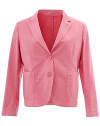Lardini - Jassen ,Roze ,Katoen Roze Jas Met Twee Knopen - Lyst