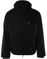 Armani - Zwarte Nylon Herenjas - Lyst