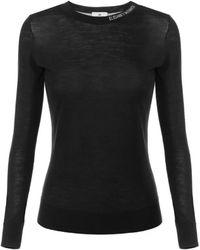 Elisabetta Franchi - Round-Neck Knitwear - Lyst