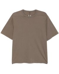 Rick Owens - Tops ,Bruin ,Katoen Casual Bruin Korte Mouw T-Shirt - Lyst