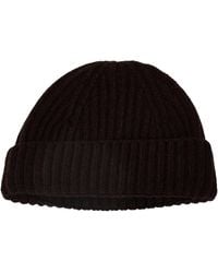 Aragona - Puro Cashmere Rippstrick-Mütze - Lyst