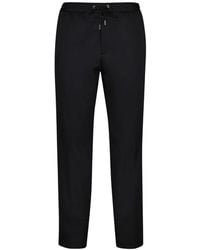 Moncler - Broeken ,Zwart ,Nylon Zwarte Nylon Trainingsbroek Herfst-Winter 2024 - Lyst