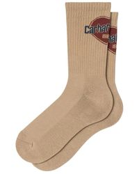 Carhartt - Ondergoed ,Bruin ,Katoen Growth Socks - Lyst