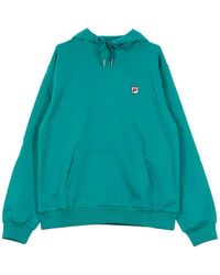 Fila - Hoodies & Sweatvesten ,Blauw ,Katoen Everglade Hoodie - Lyst