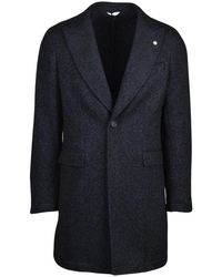 Manuel Ritz - Jassen ,Blauw ,Polyester Cappotto - Lyst