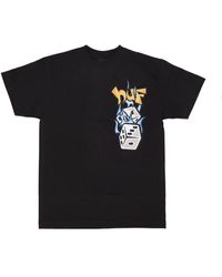 Huf - Schwarzes Herren Tee Kurzarm - Lyst