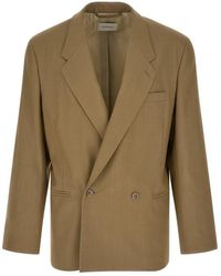 Lemaire - Kostuums ,Katoen Db Tailored Jacket - Lyst