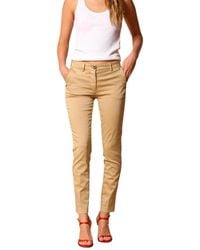 Mason's - Slim Fit Chino Hose Aus Stretch-Satin - Lyst