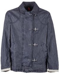 Fay - Jassen ,Blauw ,Katoen 4 Ganci Jacket - Lyst