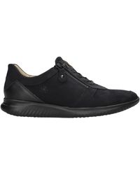 Hartjes - Schwarze Nubuk Reißverschluss Sneakers - Lyst
