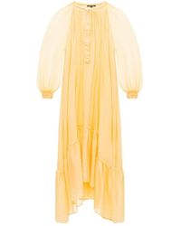 Ann Demeulemeester Long-sleeved Dress - Geel