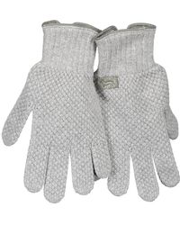 Harmont & Blaine - Graue logo handschuhe - Lyst