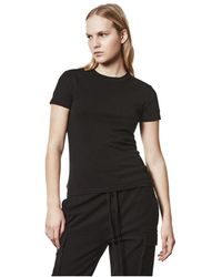 Thom Krom - Tops ,Zwart ,Katoen W Ts 580 T-Shirt - Lyst