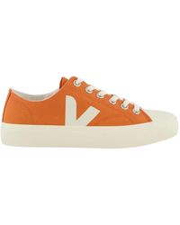 Veja - Schoenen ,Bruin ,Katoen Wata Ii Low Sneakers - Lyst