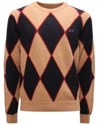 Sun 68 - Round-Neck Knitwear - Lyst