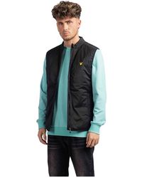 Lyle & Scott - Jassen ,Zwart ,Polyester Golf Bodywarmer - Lyst