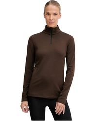 Bogner - Tops ,Bruin ,Polyester Margo Longsleeve - Lyst