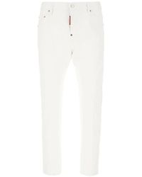 DSquared² - Jeans ,Wit ,Katoen Jeans - Lyst