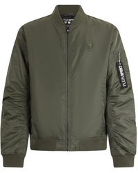 Philipp Plein - Fitness ,Groen ,Polyester Bomber Jacket Icon - Lyst