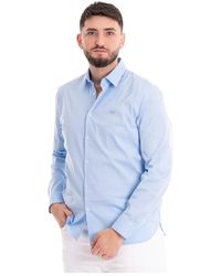 Lacoste - Camicia Manica Lunga - Lyst