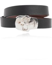 McQueen - Lederarmband - Lyst