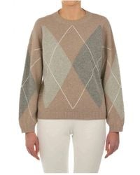 Le Tricot Perugia - Round-Neck Knitwear - Lyst